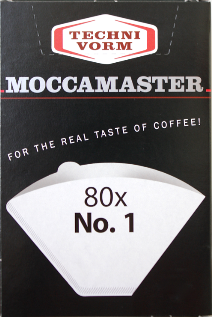 Moccamaster filter paper No 1 Cup-one