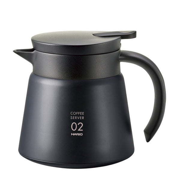 Hario V60 Heat Retaining Stainless Server 600 Black